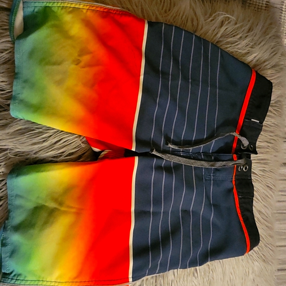 Tie dye kids shorts
